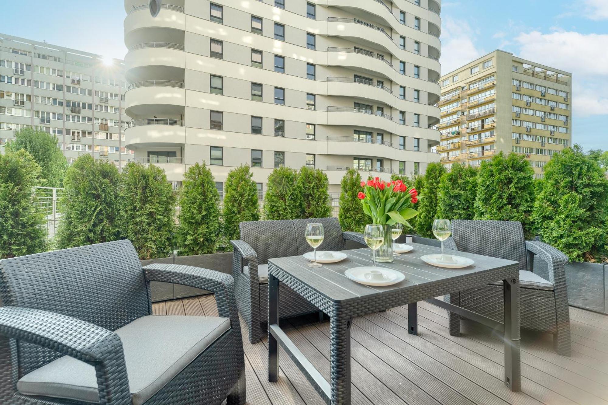 Apartments Ostsee Suntowers Taras Swinoujscie Exterior photo